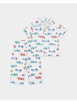 Carter's - Baby Boy Organic Cotton Car Print Shirt With Pyjama