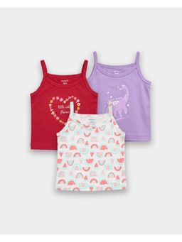 Carter's - Baby Girl Organic Cotton Camisoles (Pack of 3)