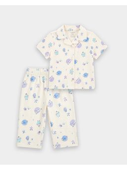 Carter's - Baby Girl Organic Cotton Outerspace Print Shirt With Pant