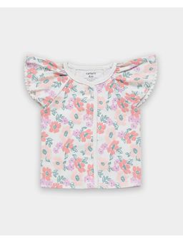 Carter's - Baby Girl Organic Cotton Front Open Top