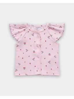 Carter's - Baby Girl Organic Cotton Front Open Top