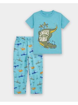 Carter's - Toddler Boys Organic Cotton Dino Print T-Shirt With Pyjama