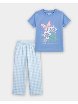 Carter's - Toddler Girl Organic Cotton Floral Print T-Shirt With Pant