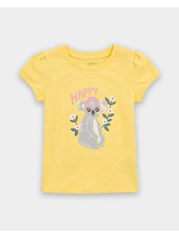 Carter's - Toddler Girl Organic Cotton Crew Neck T-Shirt
