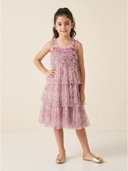 ZONE - Chateau Girls Printed Sleeveless Midi Dress