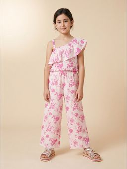 ZONE - Opal Girls Floral Printed Cotton Co-Ord Set