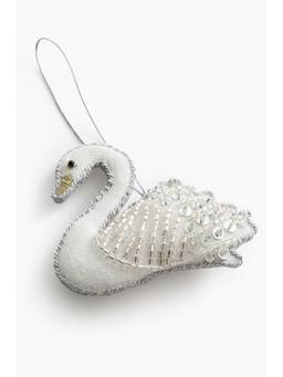 H&M - White Embellished Christmas Tree Decoration
