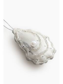 H&M - White Embellished Christmas Tree Decoration
