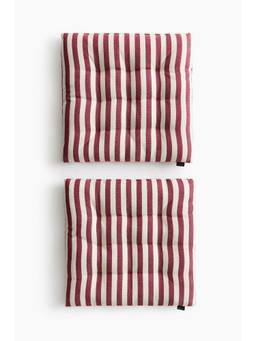 H&M - Red 2-Pack Outdoor Seat Cushions