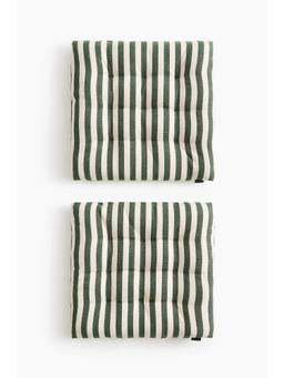 H&M - Green 2-Pack Outdoor Seat Cushions