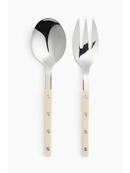 H&M - Beige Stainless Steel Salad Servers