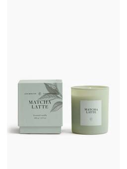 H&M - Green Scented Candle In Glass Holder