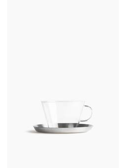 H&M - Transparent Tea Cup And Saucer