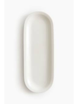 H&M - White Porcelain Serving Plate