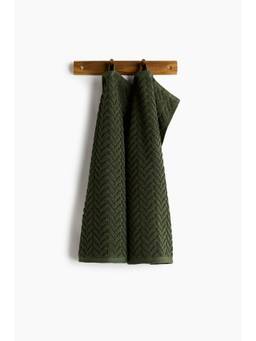 H&M - Green 2-Pack Textured Guest Towels