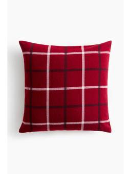 H&M - Red Wool-Blend Cushion Cover
