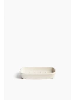 H&M - White Stoneware Soap Dish