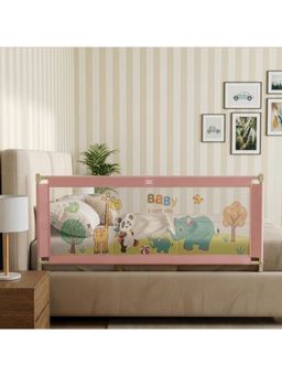 Mee Mee - Pink Printed Metal Bed Rail