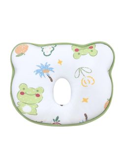Hopop - White Printed Cotton Pillow