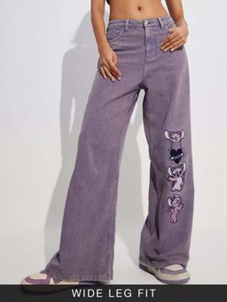 The Souled Store - Official Lilo and Stitch: Angel Women's Jeans