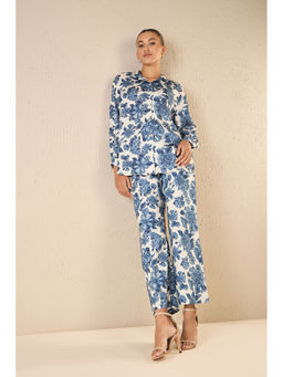 Shivani Bhargava - Blue Blossom Co-Ord (Set of 2)