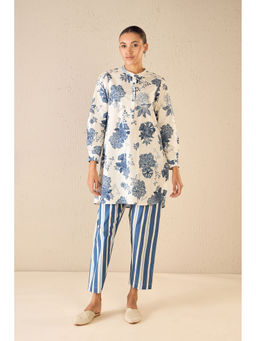 Shivani Bhargava - Blue Floral Co-Ord (Set of 2)