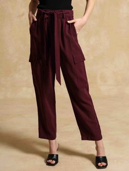 Kazo - Maroon Sawyer Cargo with Belt