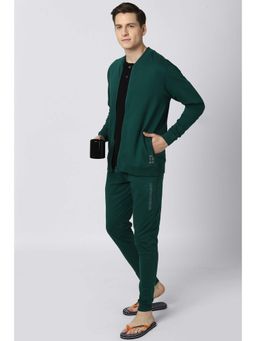 Peter England - Men Green T Shirt And Joggers (Set of 2)