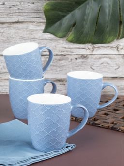 Voncasa - Ceramic Mug Set of 4 Pcs
