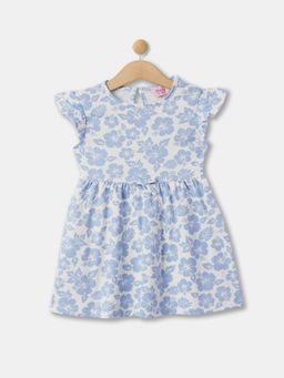 R&B - White Floral Baby Dresses and Frocks Dress