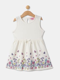 R&B - White Floral Baby Dresses and Frocks Dress