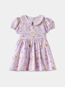 R&B - Purple Floral Baby Dresses and Frocks Dress