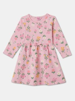 R&B - Pink Floral Baby Dresses and Frocks Dress