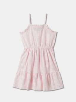 R&B - Pink Stripes Mini Dresses Dress
