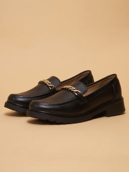 ERIDANI - Kylie Chunky Loafers Black