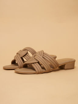 ERIDANI - Simone Casual Sandal Heels Beige