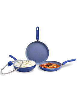 Wonderchef - Royal Velvet Plus Blue Set of 3