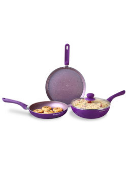 Wonderchef - Royal Velvet Plus Purple Set of 3