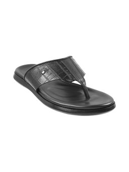 Metro - Men Black Slip On Sandals