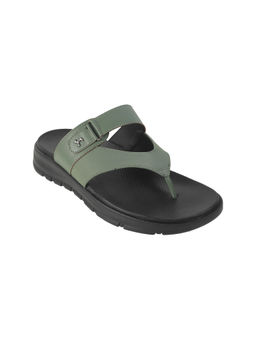 Mochi - Men Green Slip On Sandals