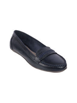 Mochi - Women Navy Blue Casual Ballerinas
