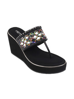 Metro - Women Black Wedges