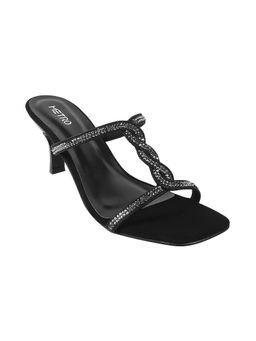 Metro - Women Black Kitten Heels