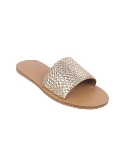 Mochi - Women Gold Flats