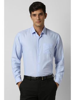 Peter England - Men Light Blue Regular Fit Formal Shirt