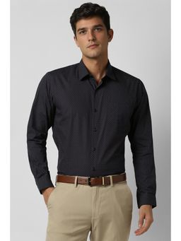 Peter England - Men Black Slim Fit Formal Shirt