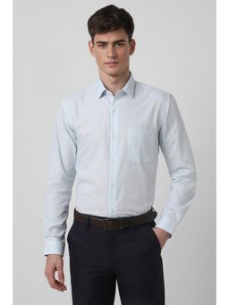 Peter England - Men Light Blue Slim Fit Formal Shirt
