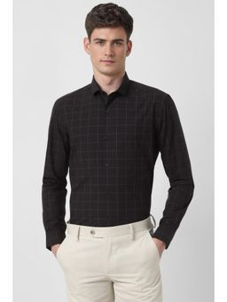 Peter England - Men Black Slim Fit Formal Shirt