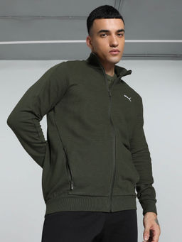 Puma - Green Solid Bomber Jacket