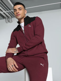 Puma - Maroon Solid Bomber Jacket